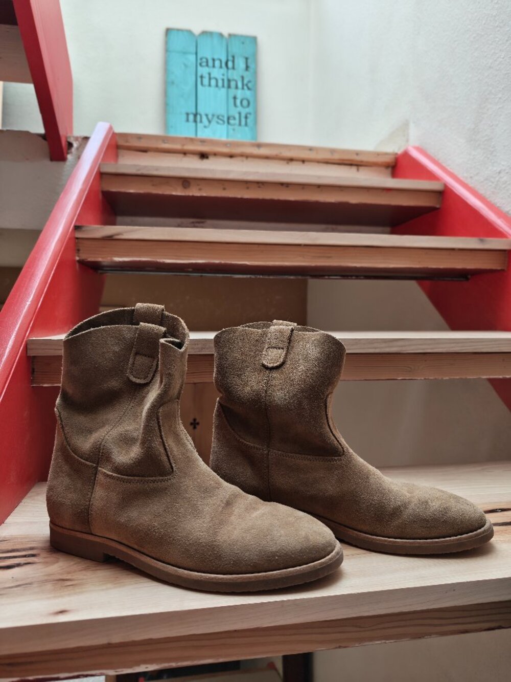 Re/done suede ankle boots Size 39